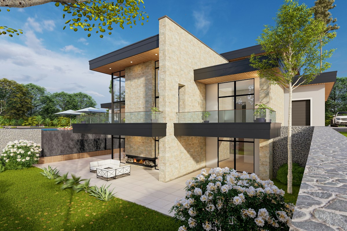 Residencia contemporánea en coto privado al norte